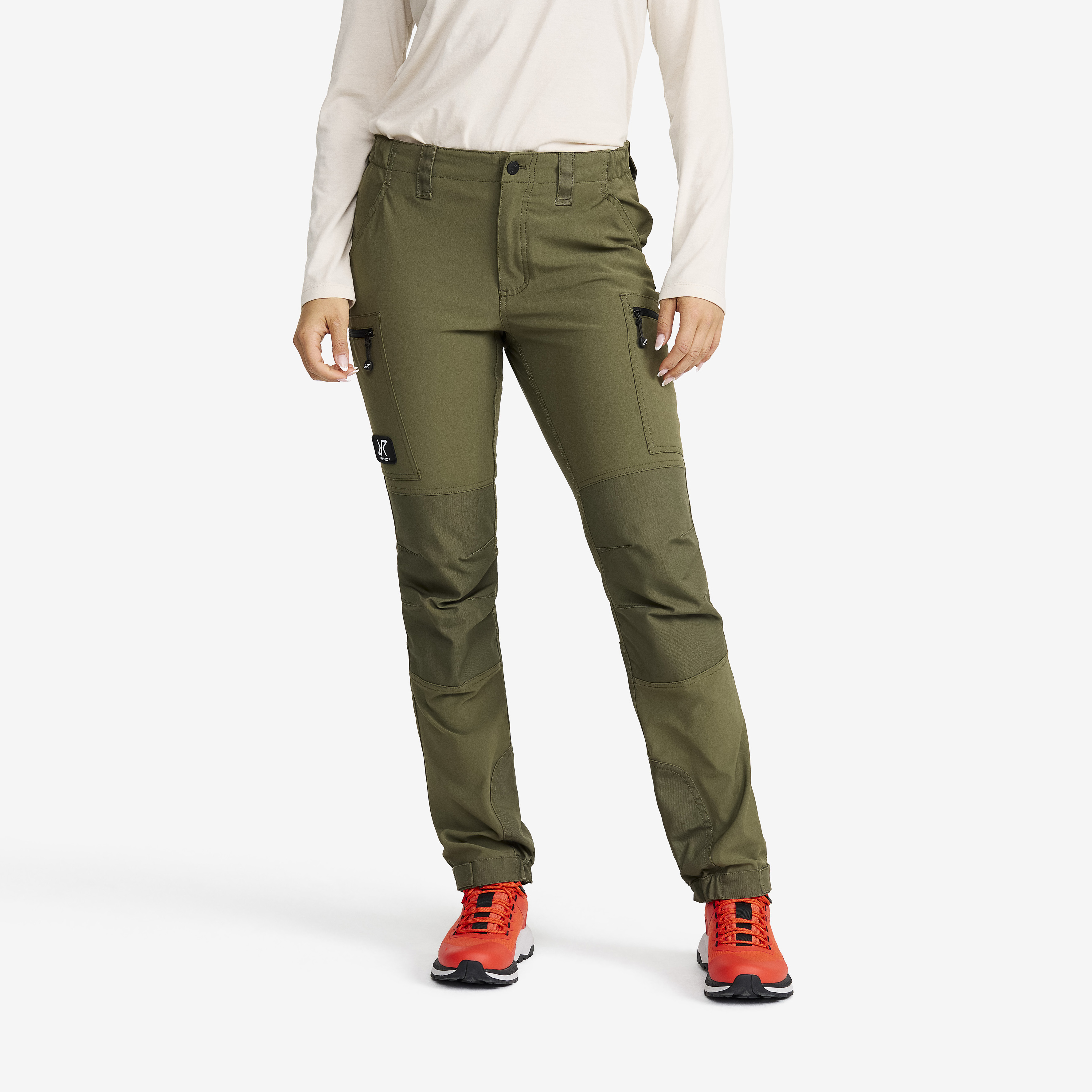 Nordwand Highwaist Stretch Trousers Olive Night Women