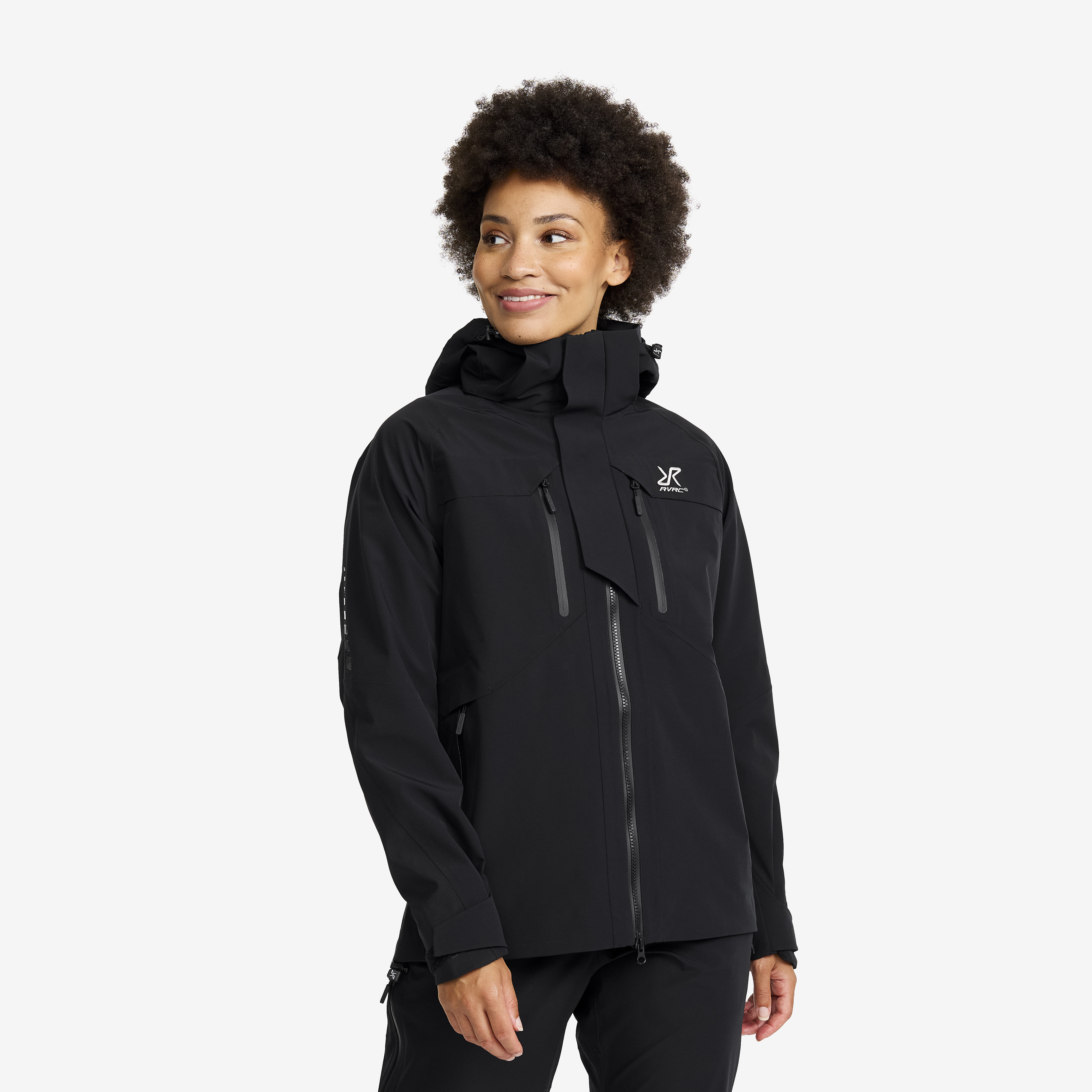 Aries Pro 3L Shell Jacket Black Naistele