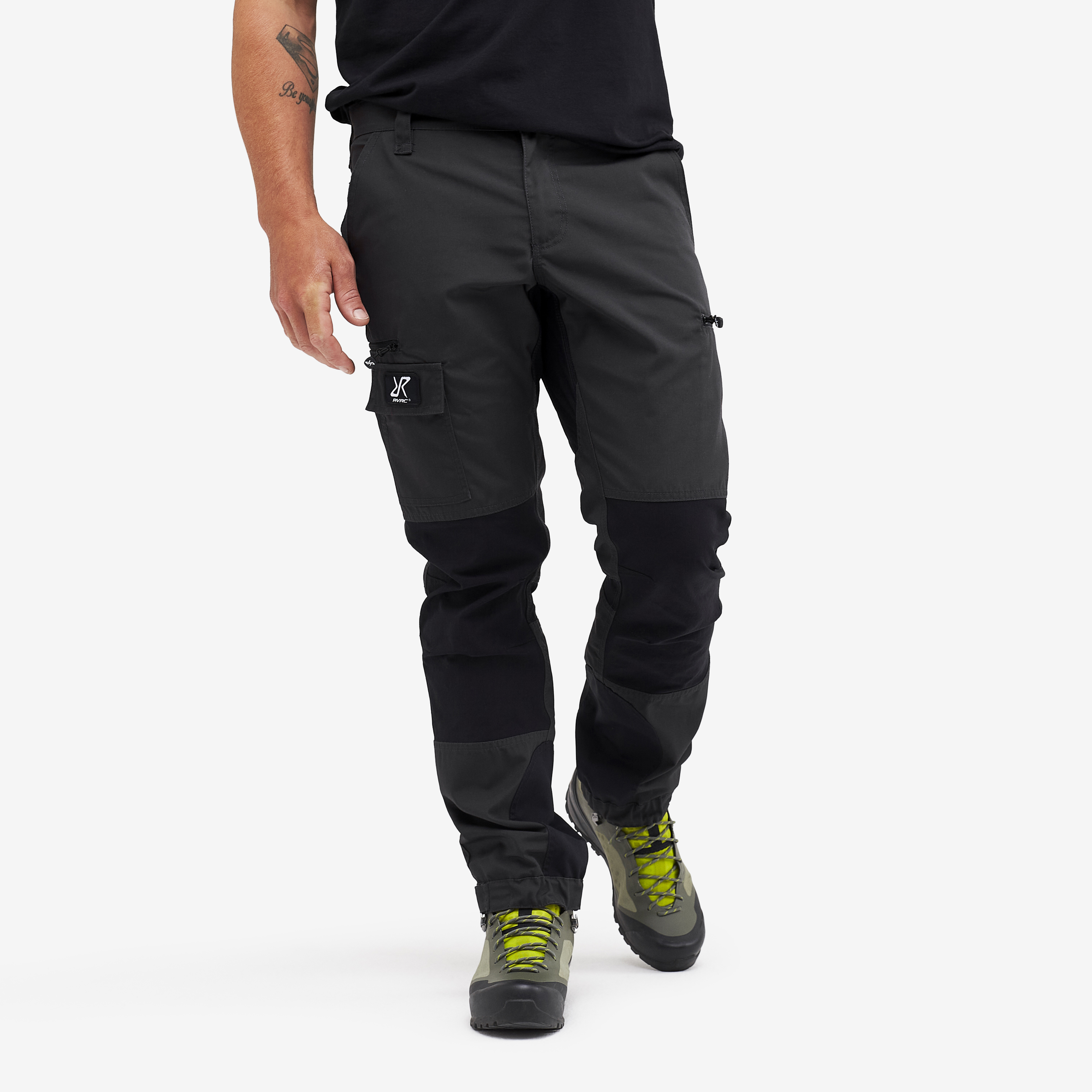 Nordwand Short walking trousers for men in dark grey