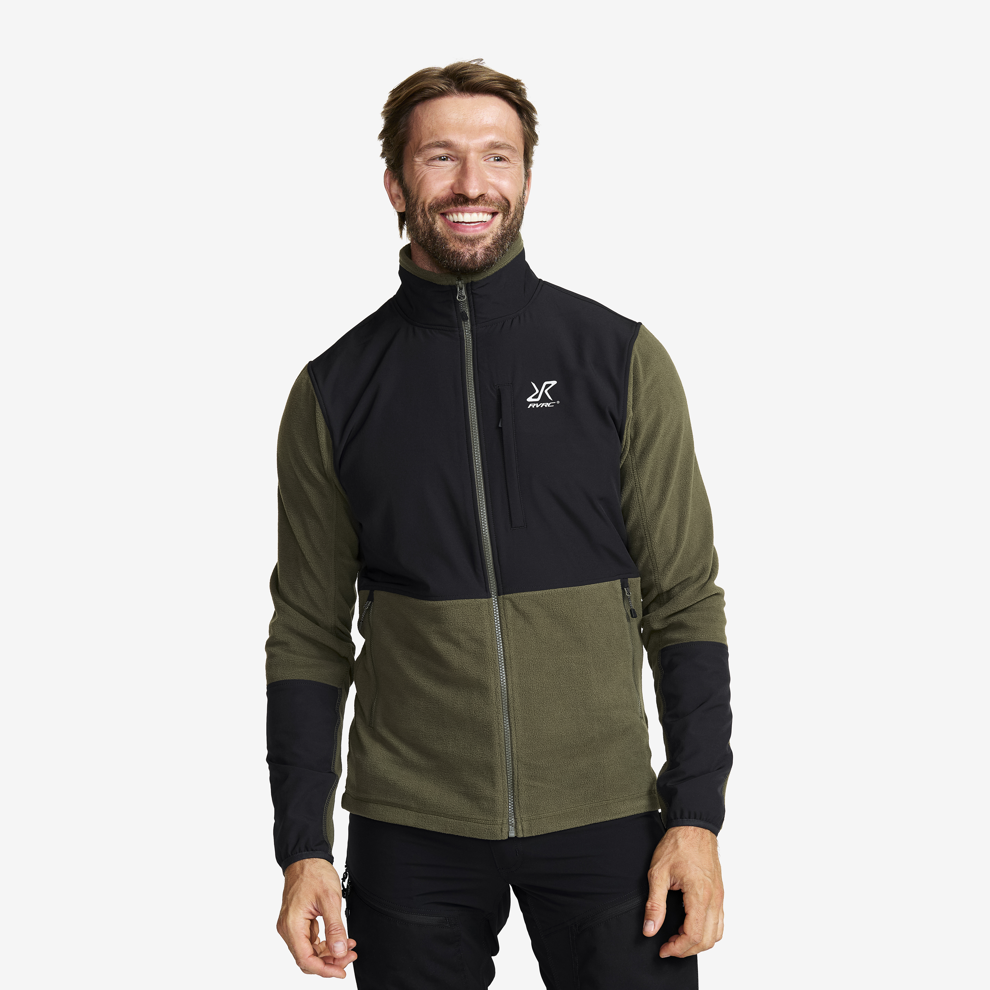 River Hybrid Fleece Jacket Grape Leaf Męskie,