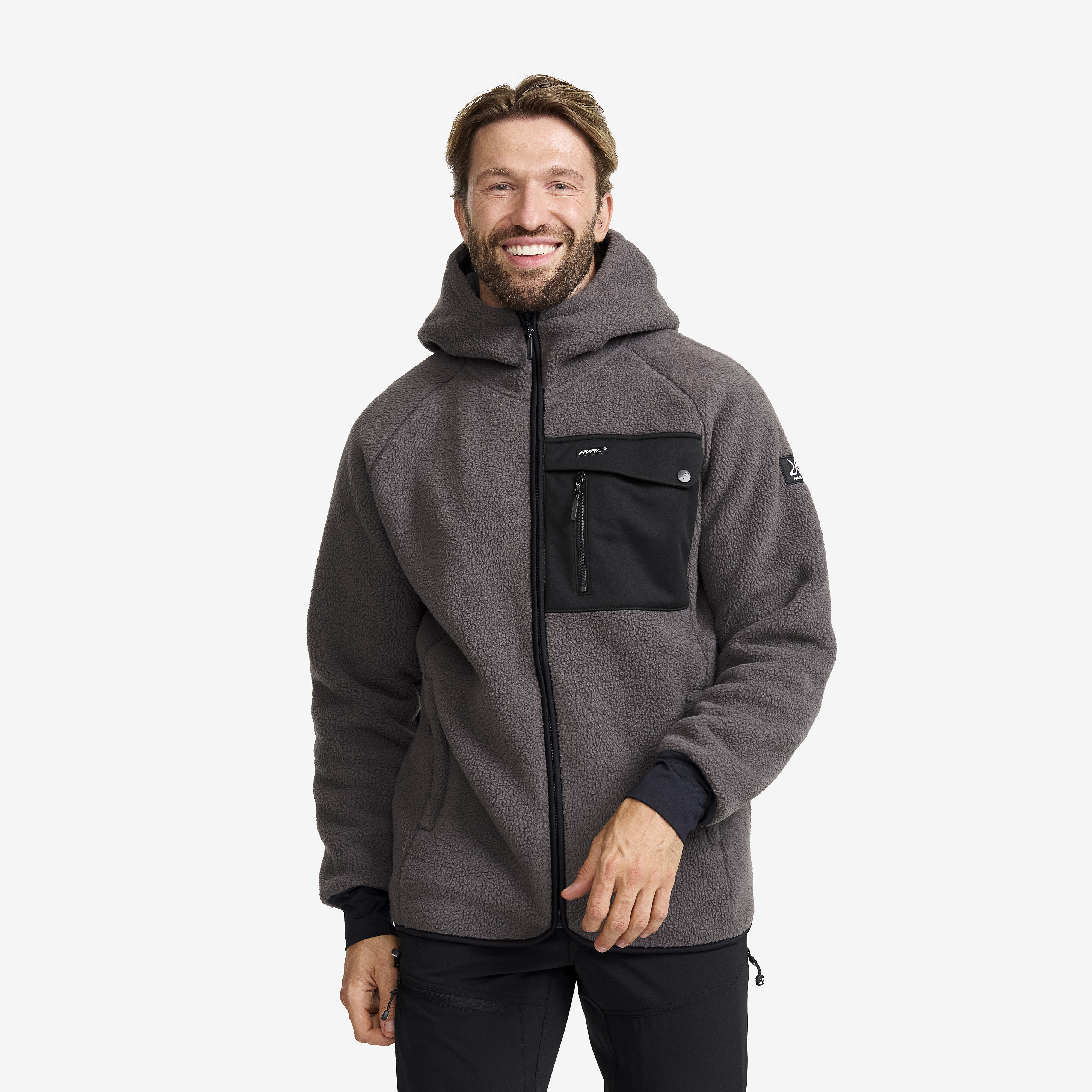 Sherpa Hoodie Herr Magnet, :2XL