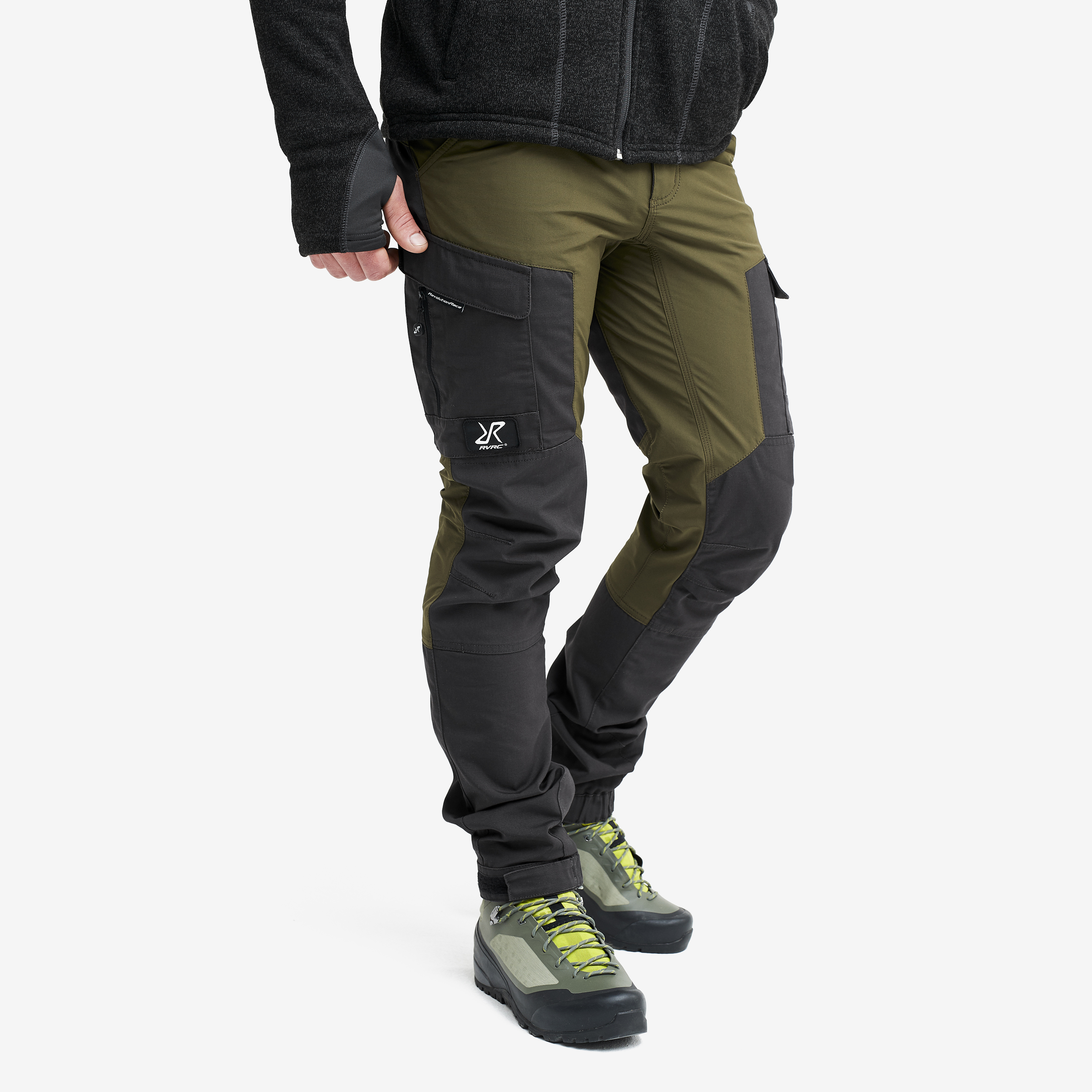 RVRC GP Pants Herr Dark Olive, :L
