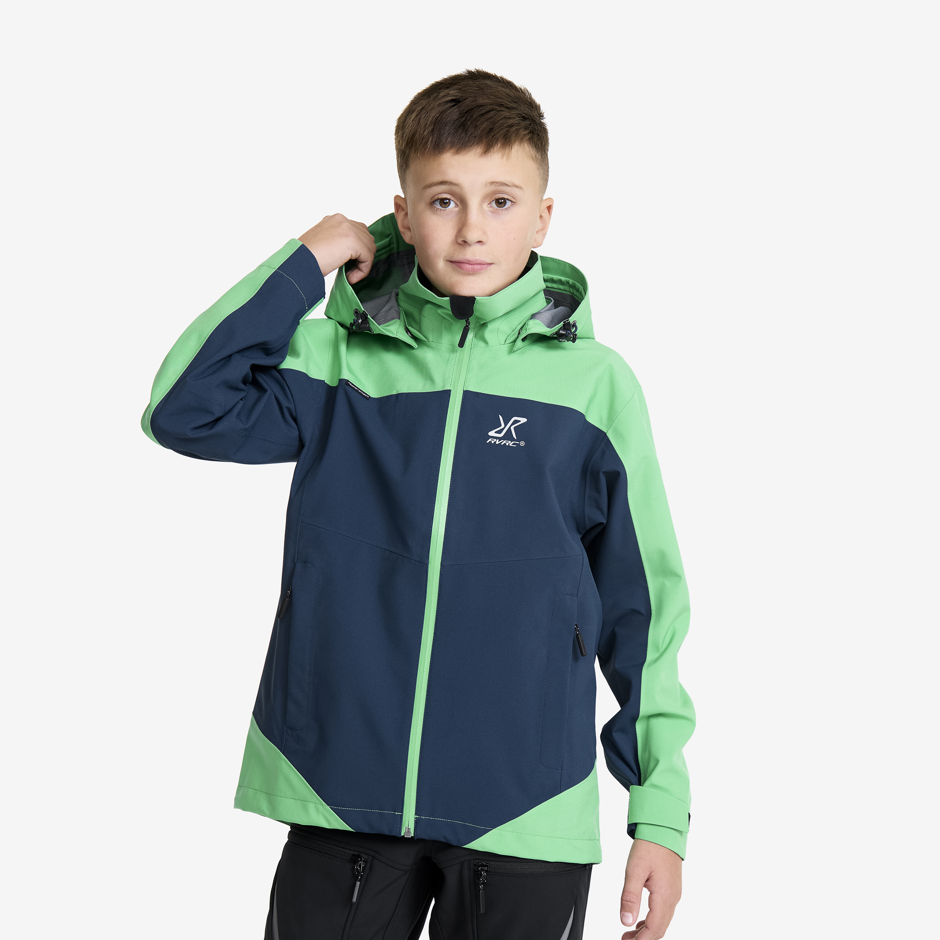 Silence Proshell 3L Jacket Green Spruce/Moonlit Ocean Teens,