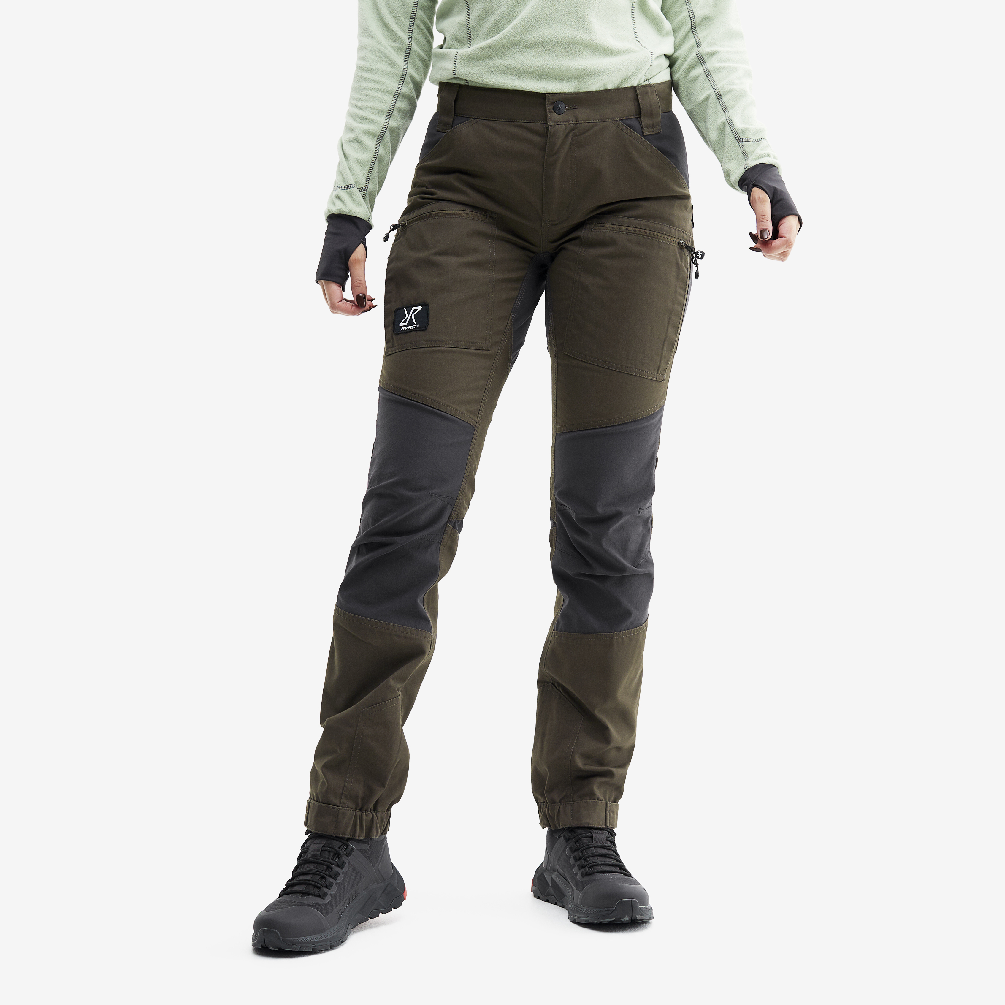 Nordwand Pro hiking pants for women in brown