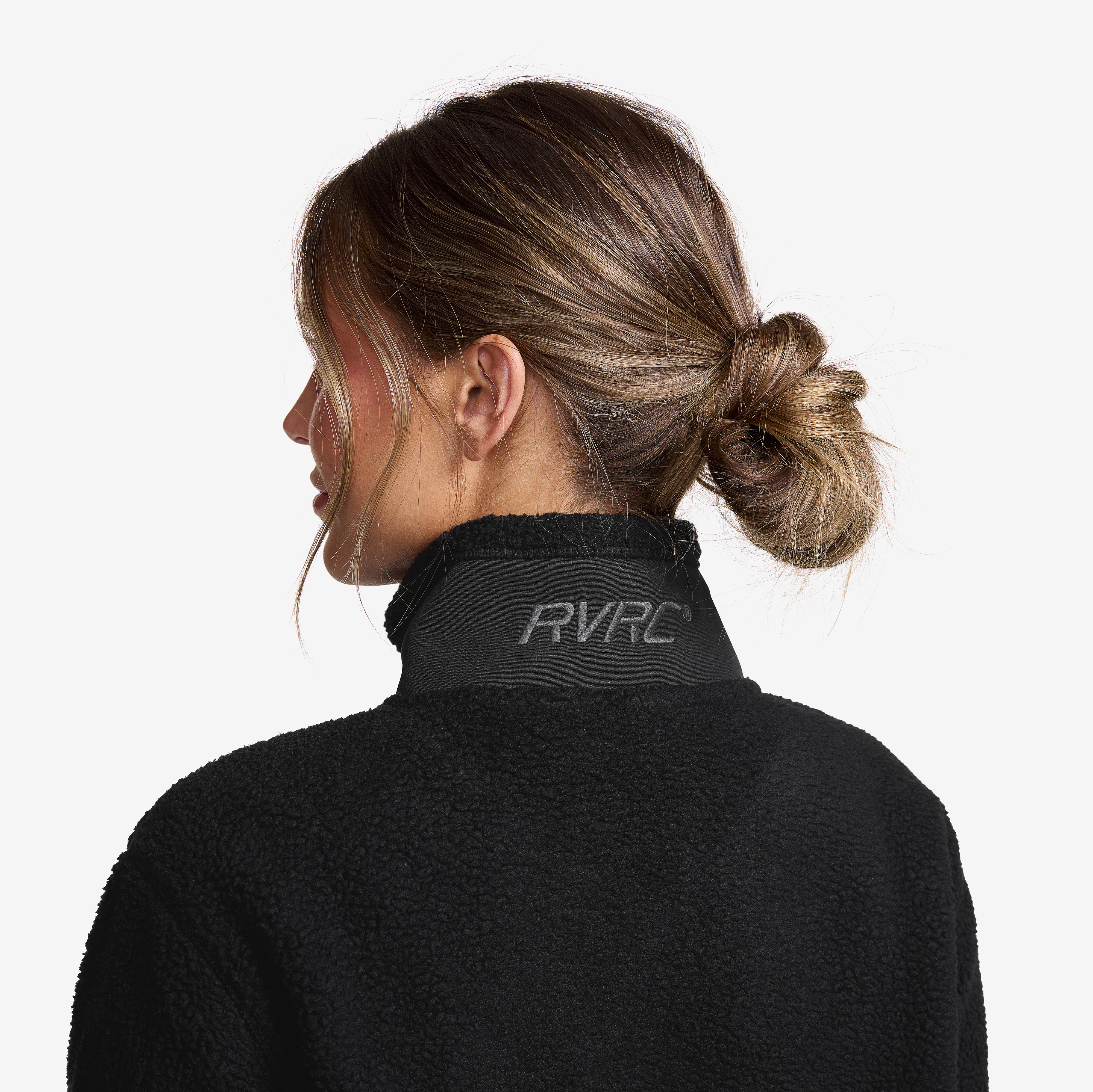 High Pile Fleece Jacket Women Black | RevolutionRace