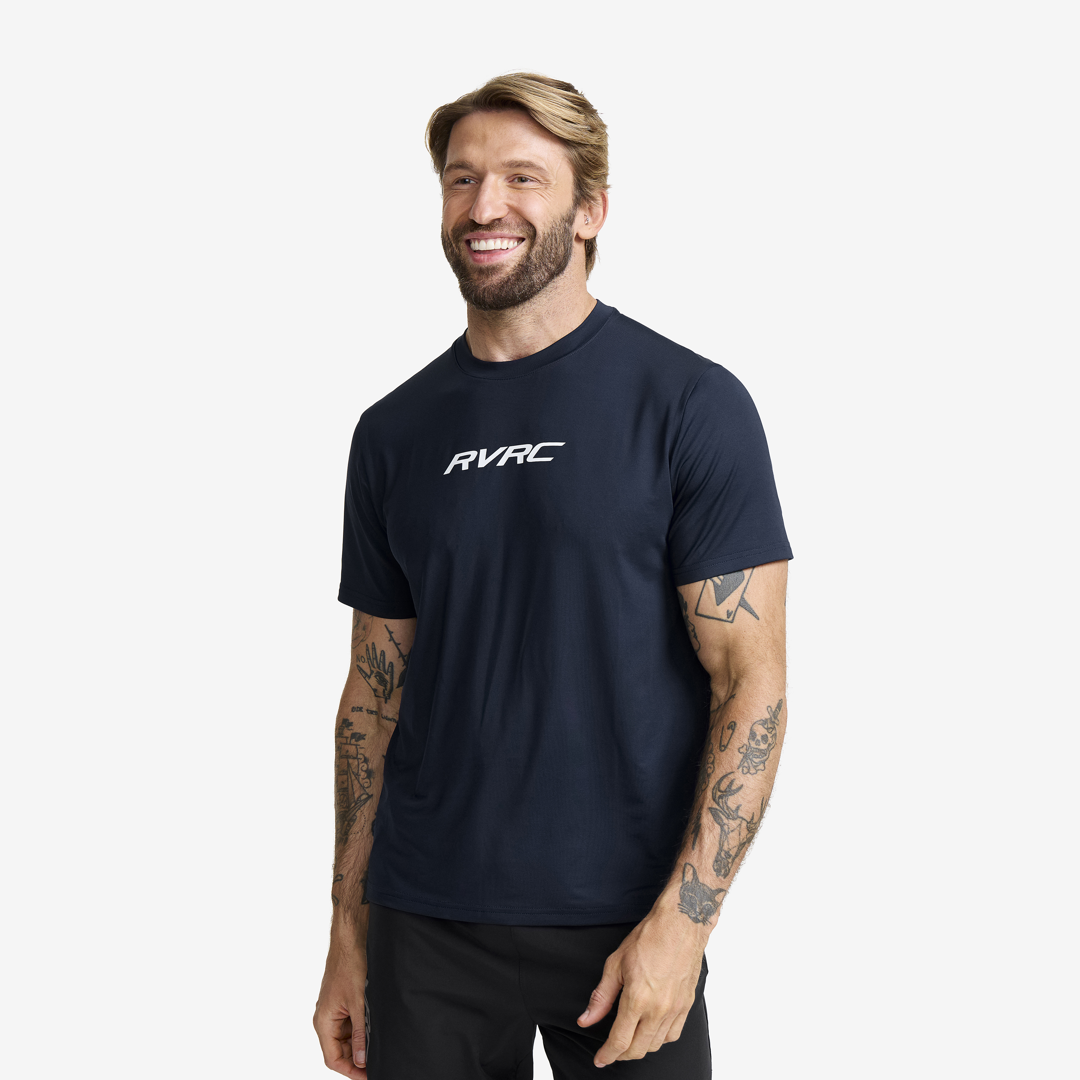 Direction Active T-shirt Navy Heren,