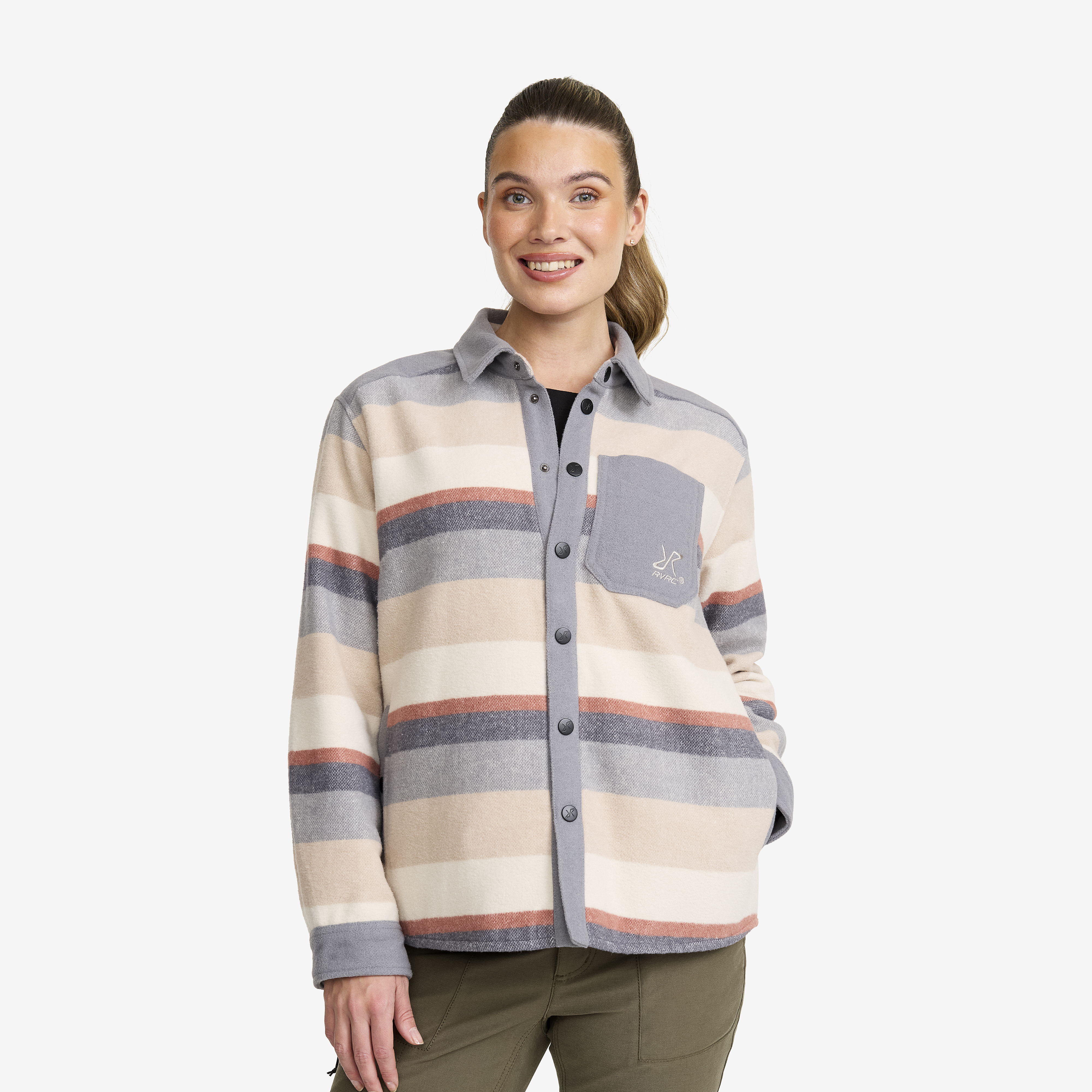 Highland Warm Overshirt Naiset Peyote/Copper Koko:2XL – > Paidat > Flanellipaidat & Pitkähihaiset Paidat