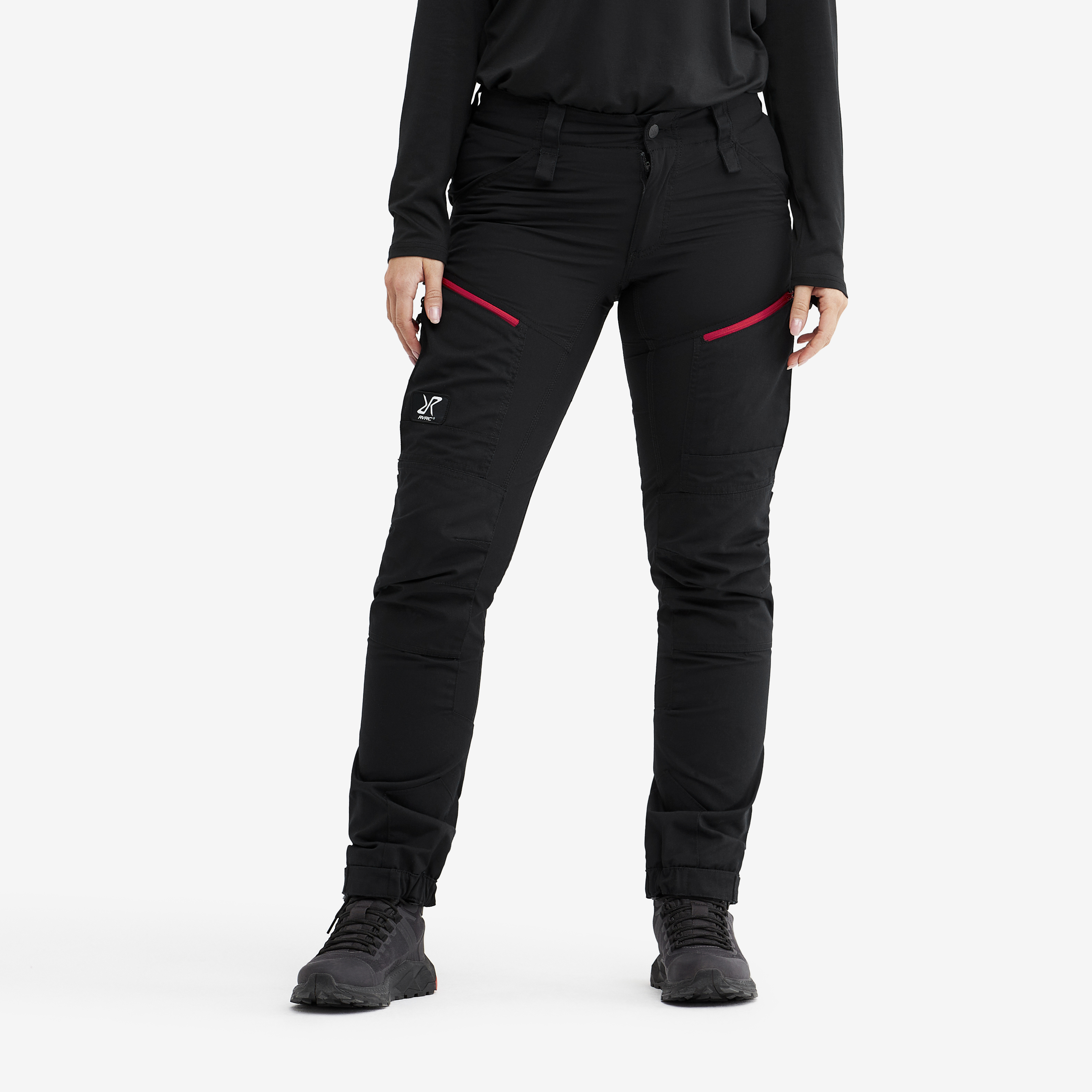RVRC GP Pro Pants Black/Red Naiset