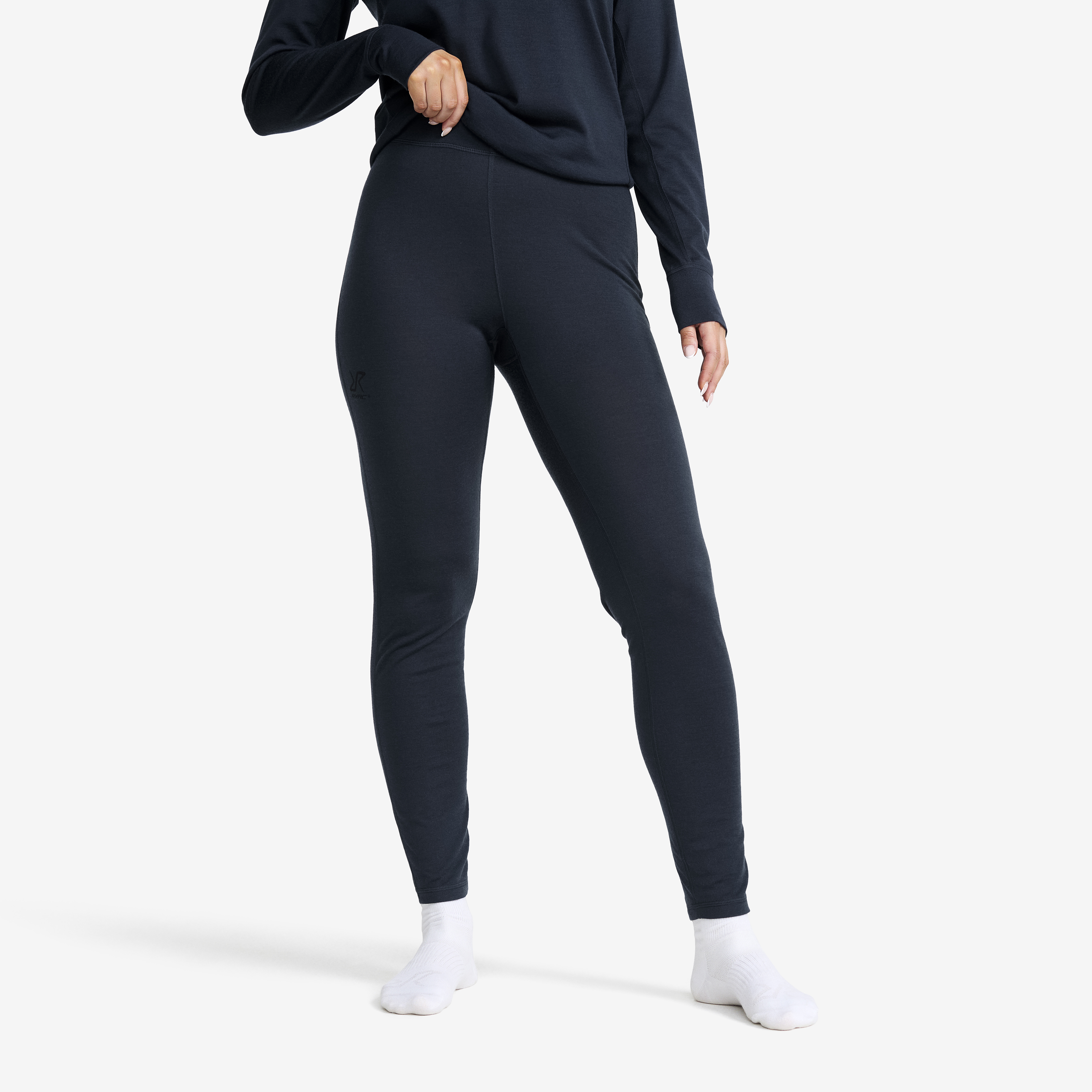 Route Merino Light Base Layer Pants Deep Navy Dames, 