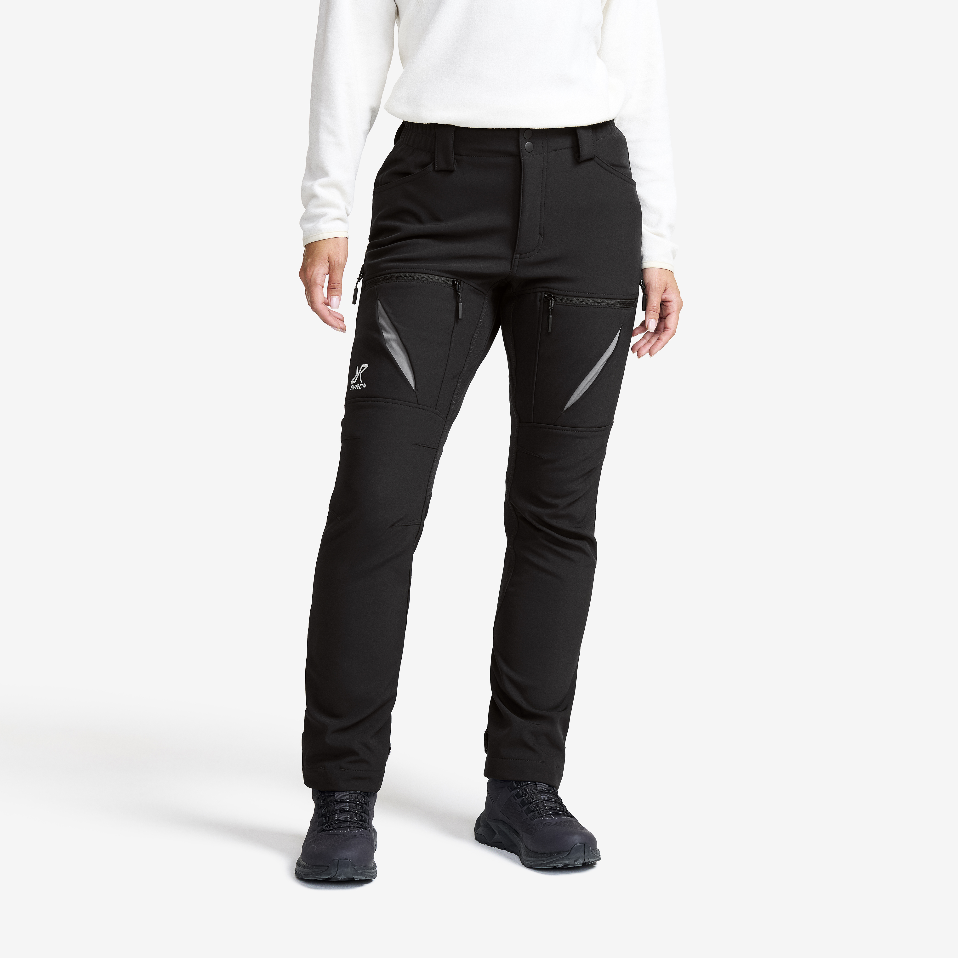 Hiball Softshell Pants Black Damen, 