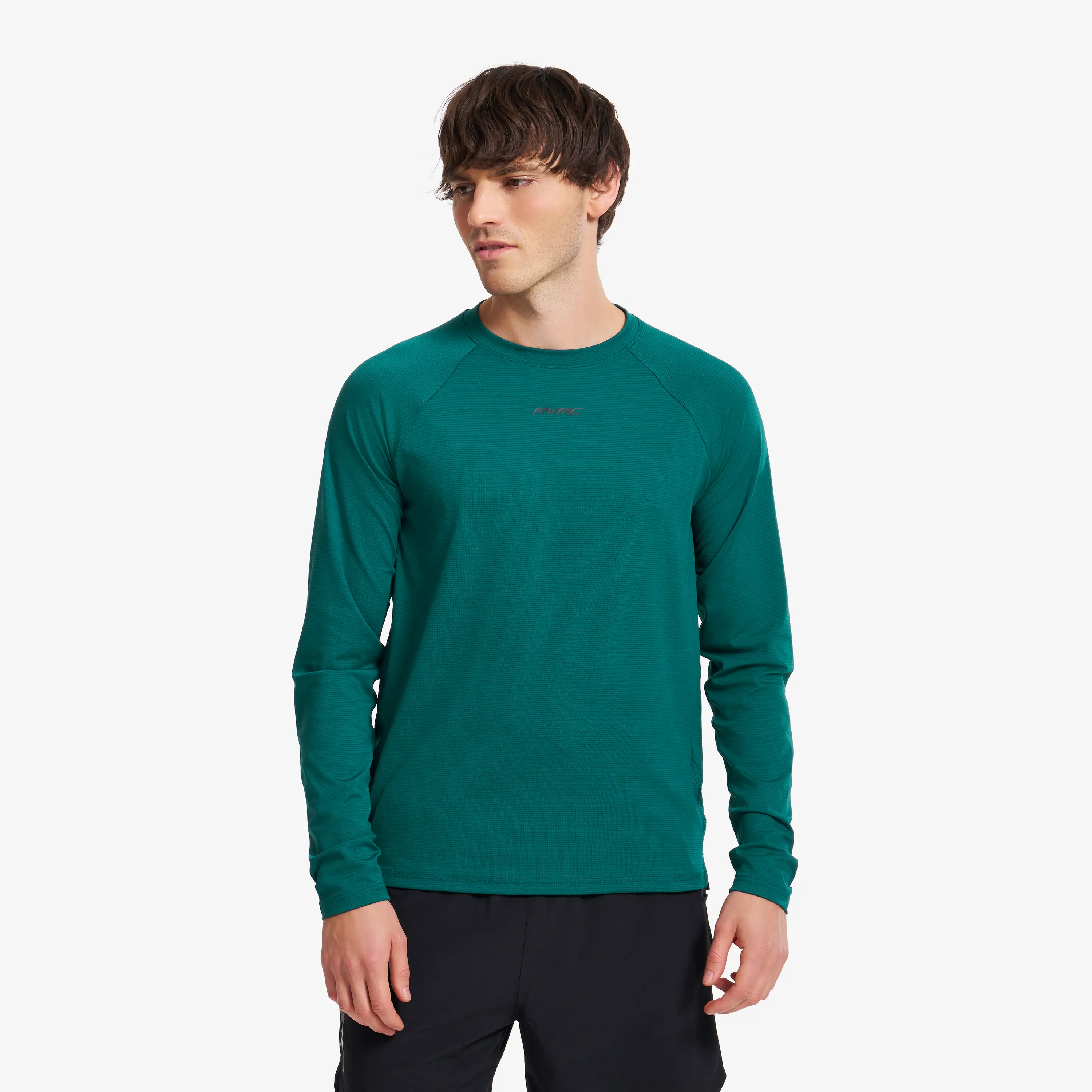 Pulse Active Long-sleeved T-shirt Herre Deep Teal, Størrelse:3XL - Herre > Overdele > Langærmede Trøjer