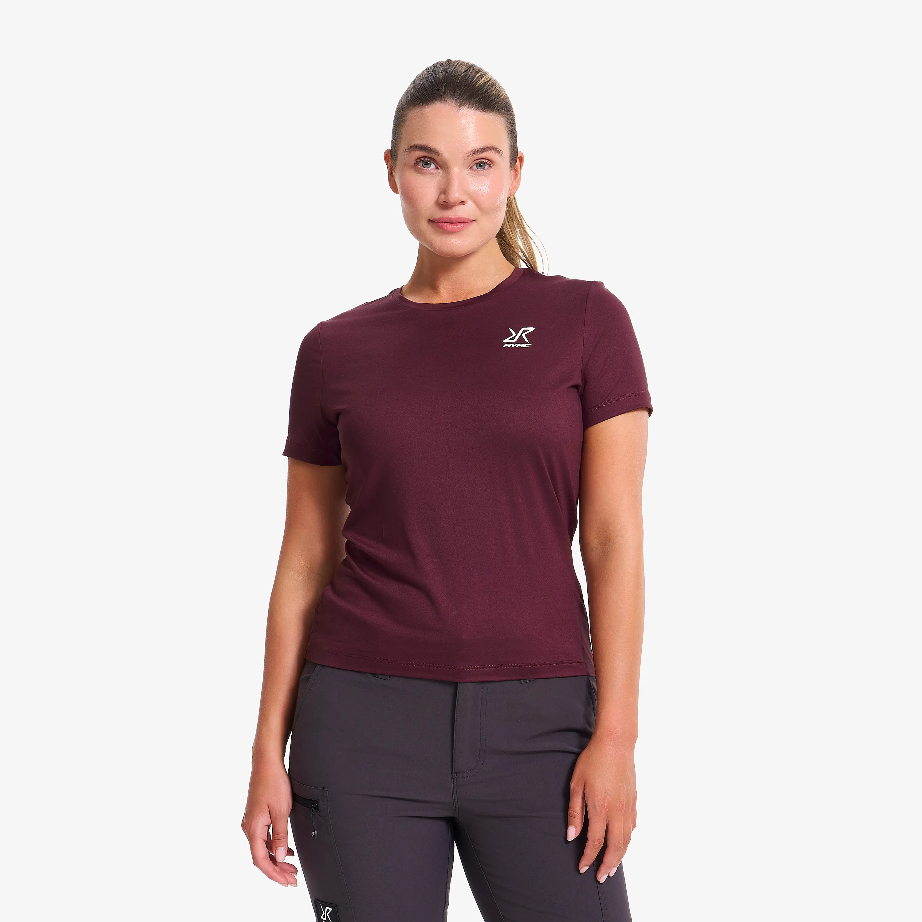 Mission T-shirt Dame Mauve Wine Mission T-shirt Dame Mauve Wine