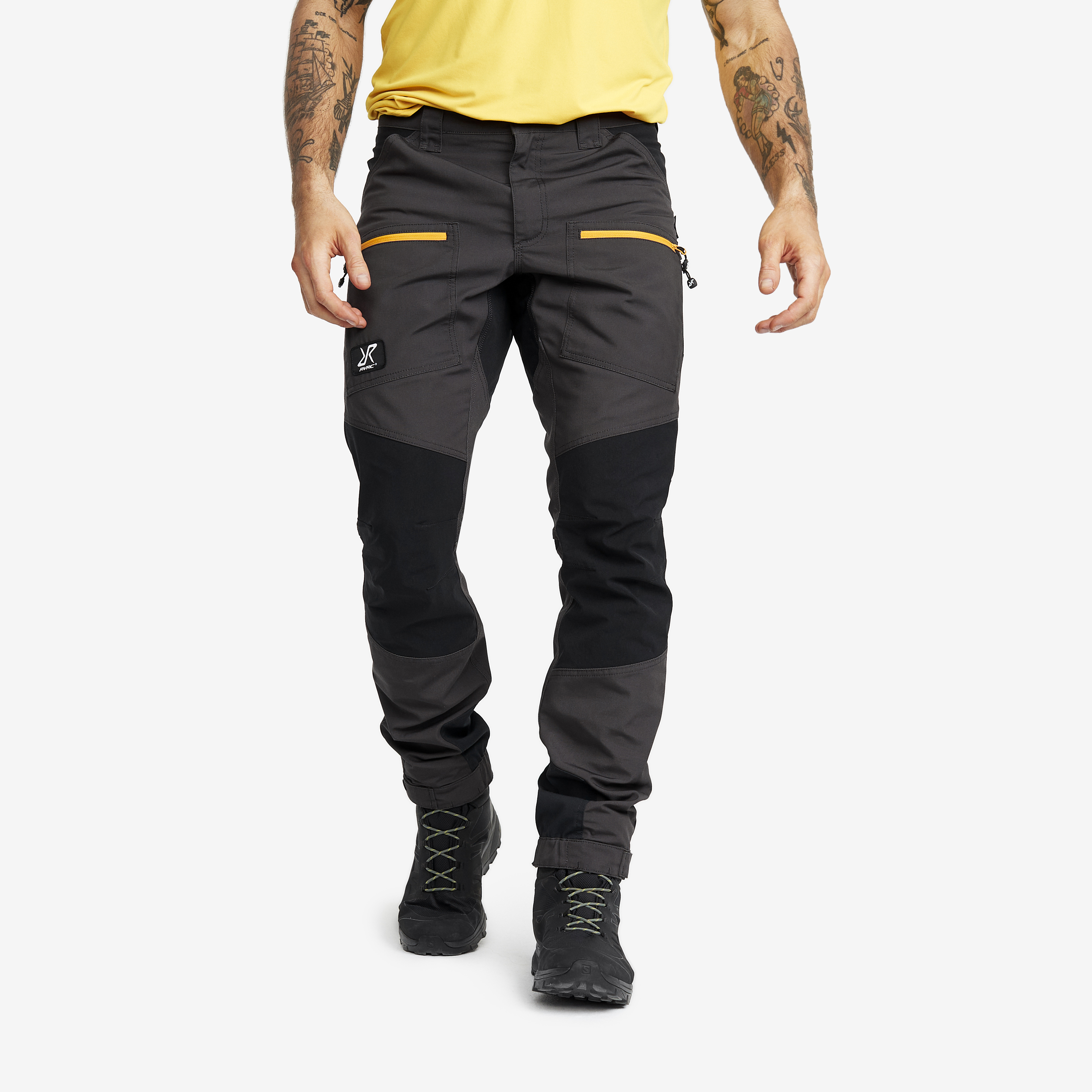 Nordwand Pro Pants Anthracite/Radiant Yellow Heren