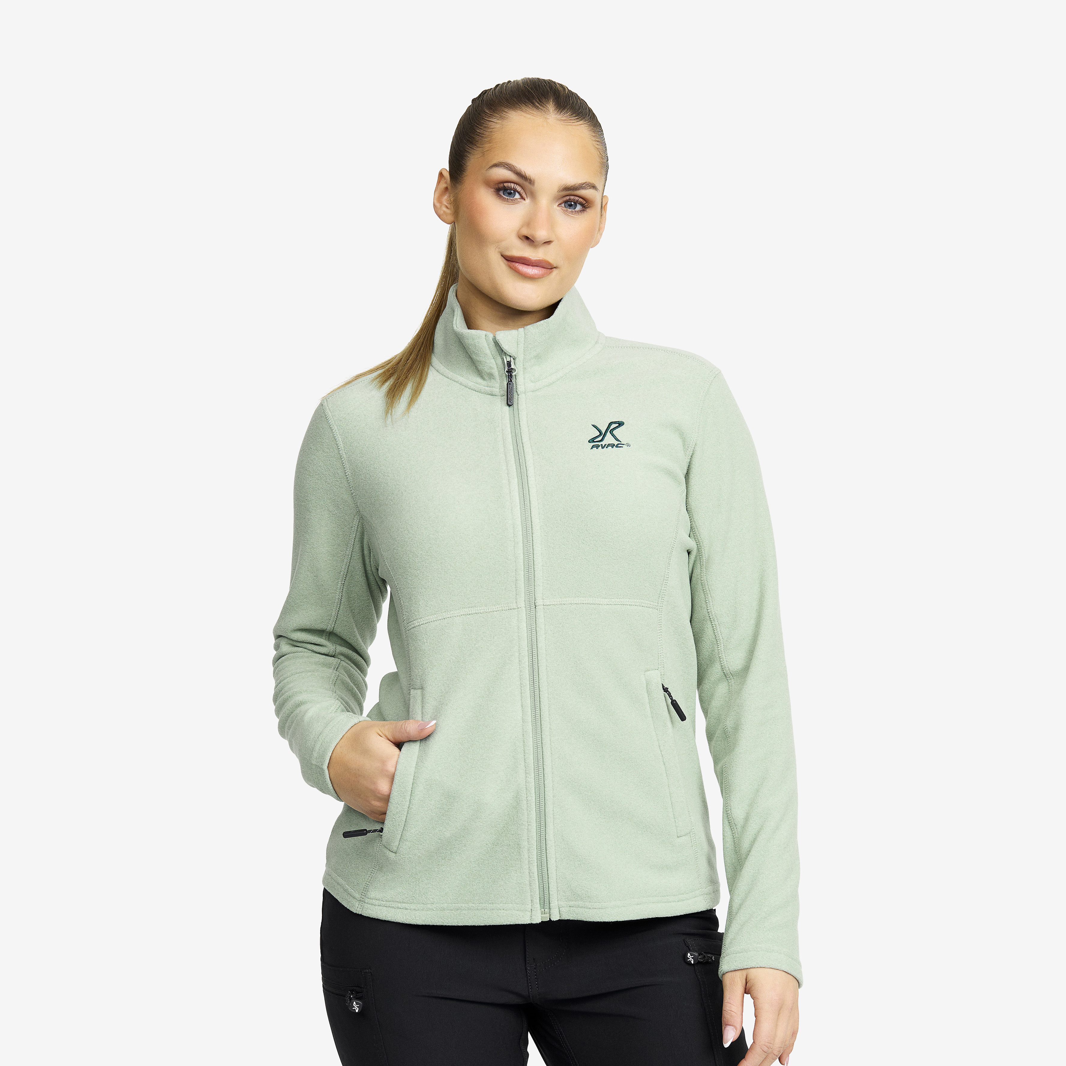 Essential Full-zip Fleece Iceberg Green Women