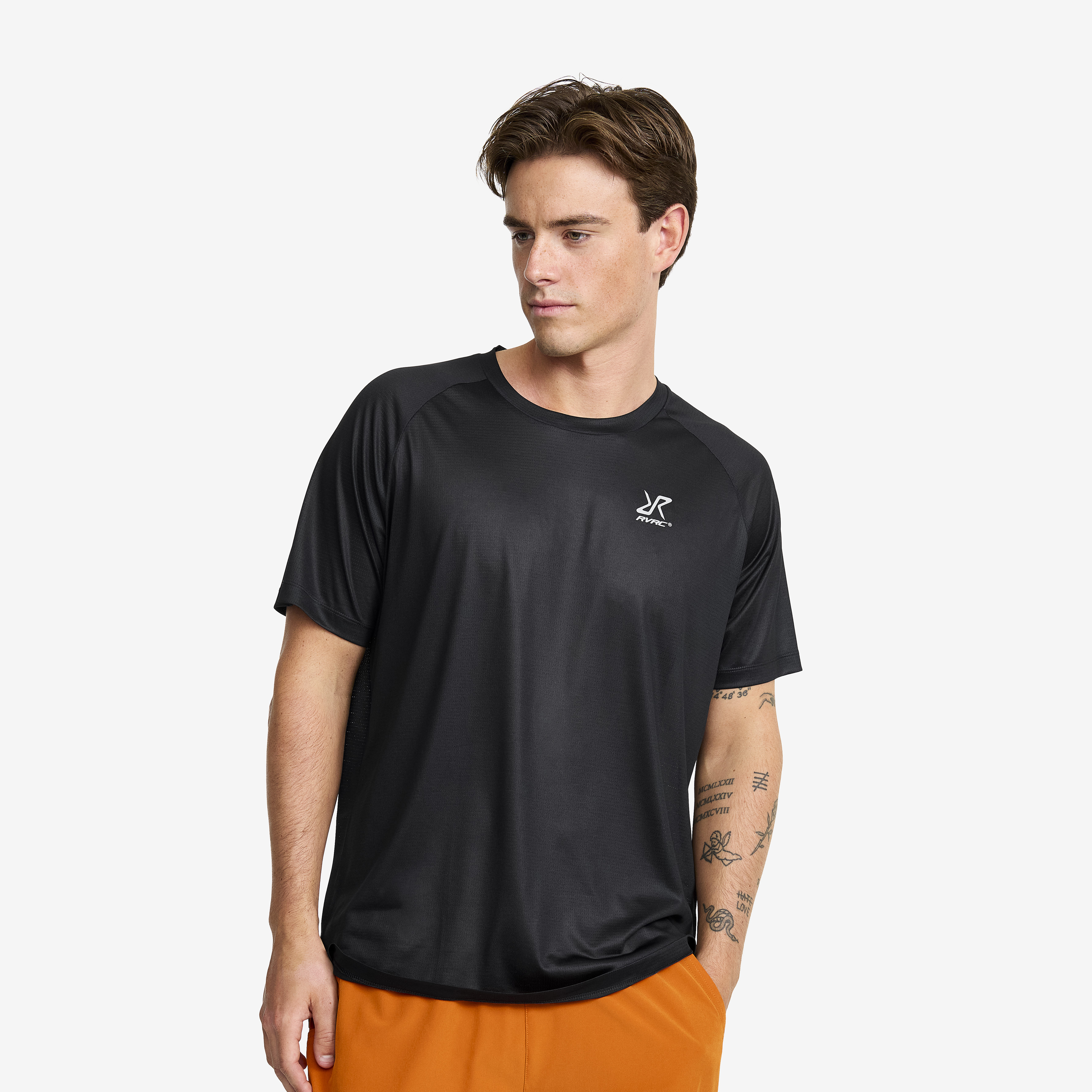 Intensity Light Crew Neck T-shirt Black Herren,