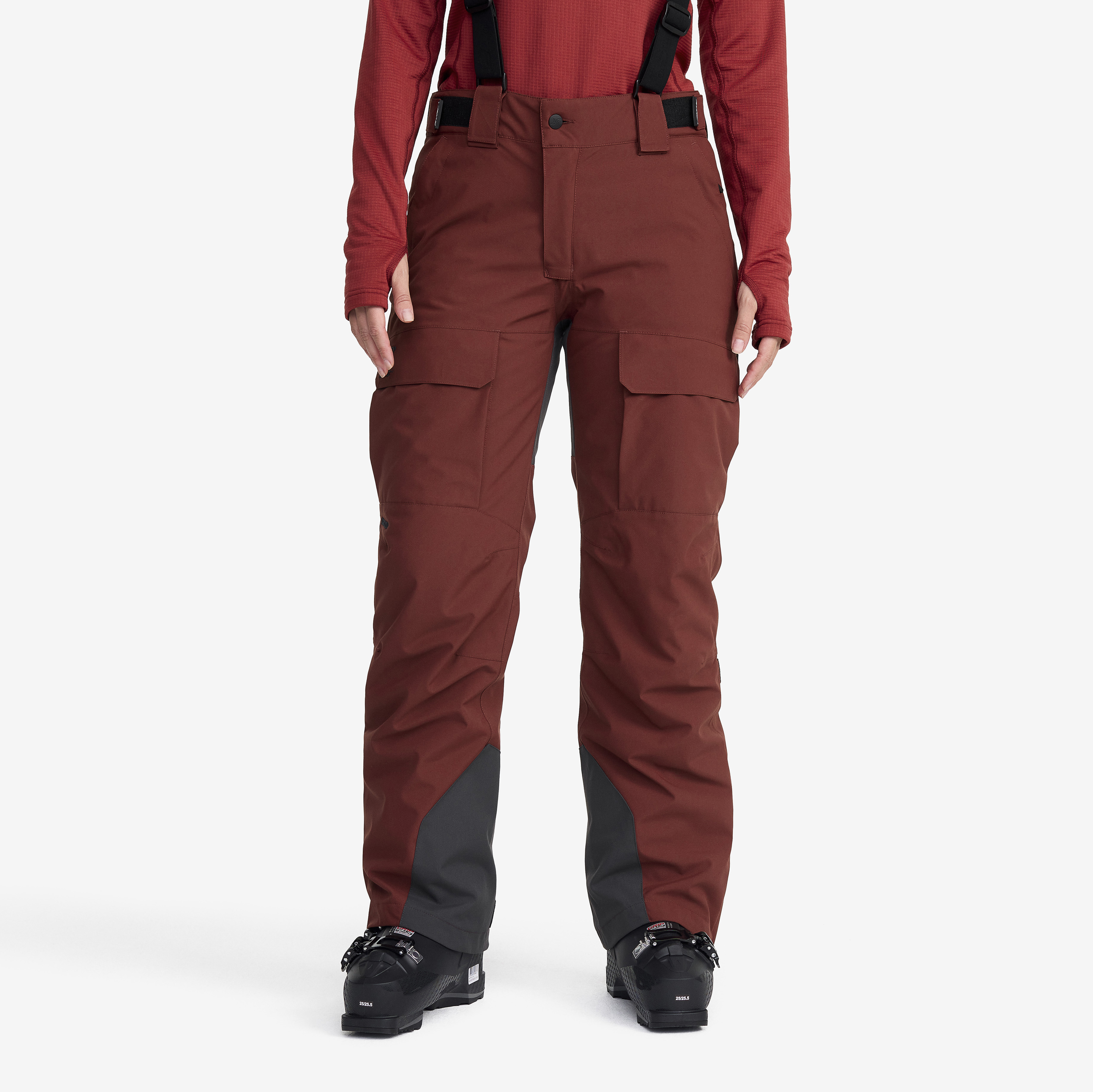 Halo 2L Insulated Ski Pants Earth Damen